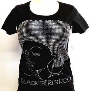 Black girls rock!! Stone t-shirt.